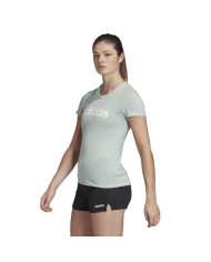 Koszulka damska adidas Core W E LIN SLIM T FM6424 Zielona - Sklep online Mastersport