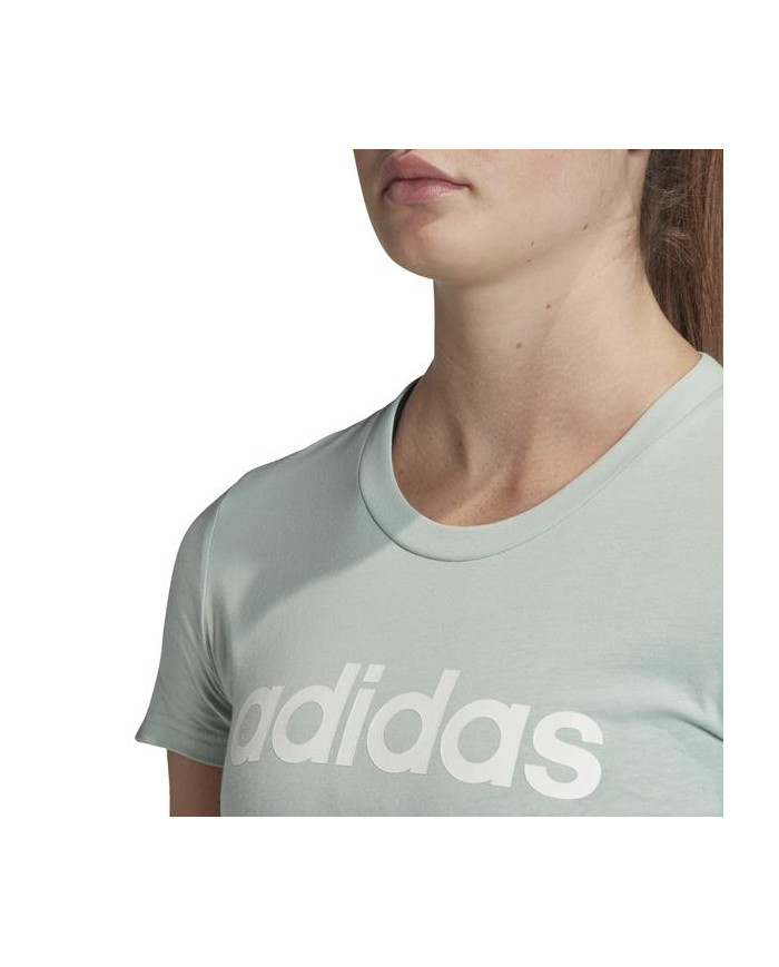 Koszulka damska adidas Core W E LIN SLIM T FM6424 Zielona - Sklep online Mastersport