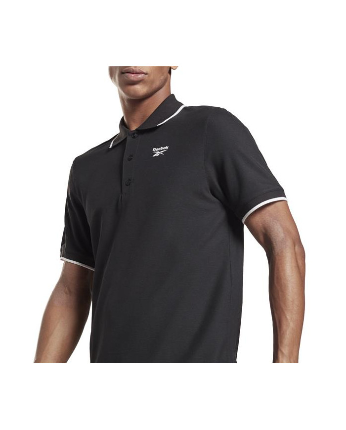 Koszulka męska Reebok RI POLORI POLO FP9173 Czarna - Sklep online Mastersport