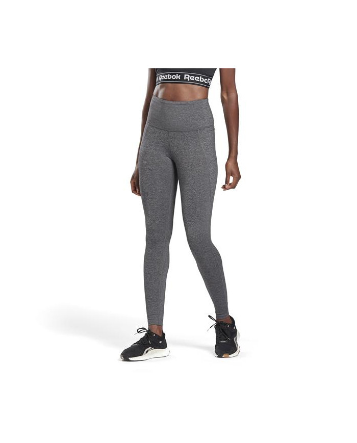Spodnie damskie Reebok TS LUX HIGHRISE TIGHT FP9198 Szare - Sklep online Mastersport