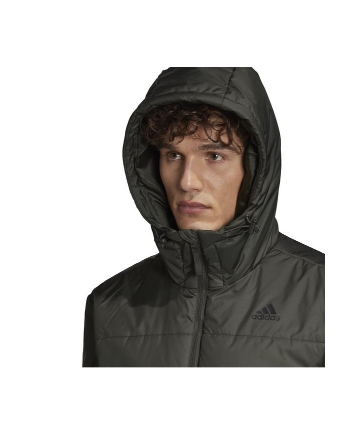 Kurtka męska adidas Performance BSC HOOD INS J FT2539 Zielona - Sklep online Mastersport