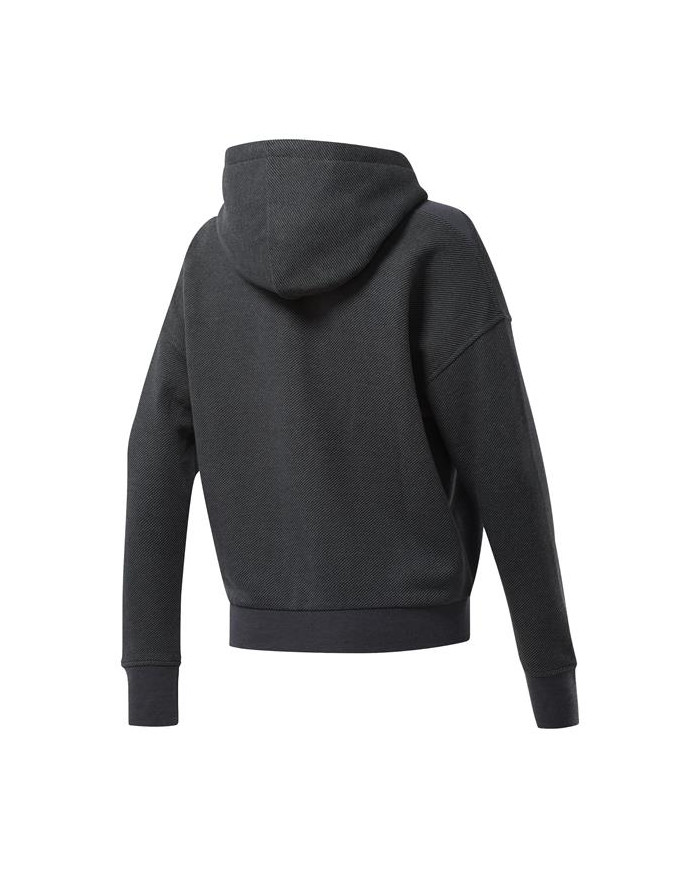 Bluza damska Reebok TE TEXTURED LOGO FU FU2241 Czarna - Sklep online Mastersport
