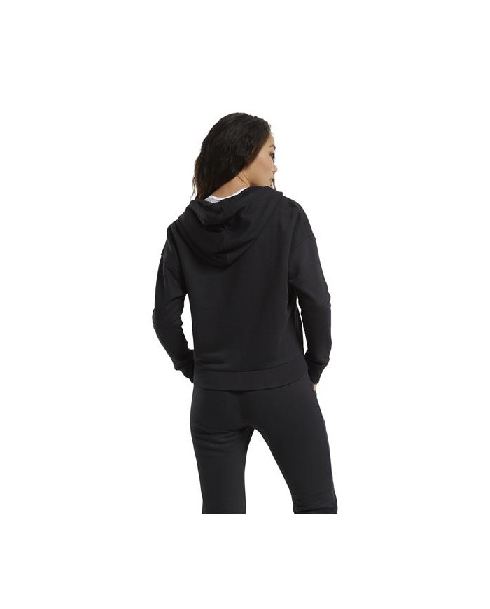 Bluza damska Reebok TE TEXTURED LOGO FU FU2241 Czarna - Sklep online Mastersport