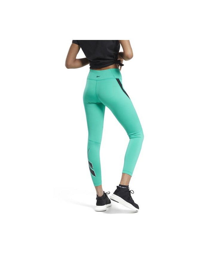 Spodnie damskie Reebok WOR VECTOR LOGO TIGHT FU2323 Niebieskie - Sklep online Mastersport