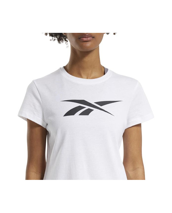 Koszulka damska Reebok TE GRAPHIC VECTOR TEE FU2331 Beżowa - Sklep online Mastersport