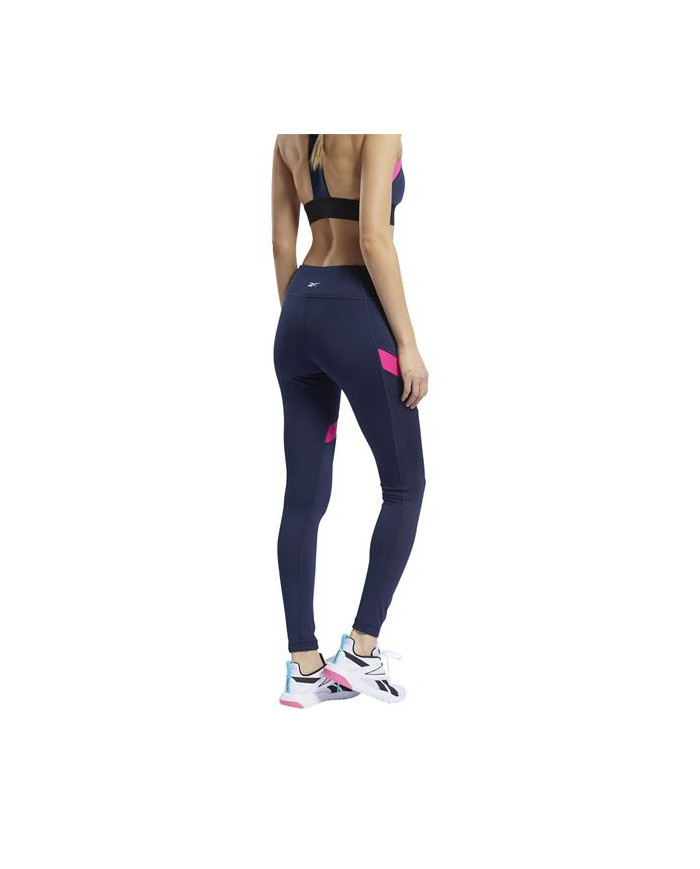 Spodnie damskie Reebok WOR MESH TIGHT FU2349 Niebieskie - Sklep online Mastersport