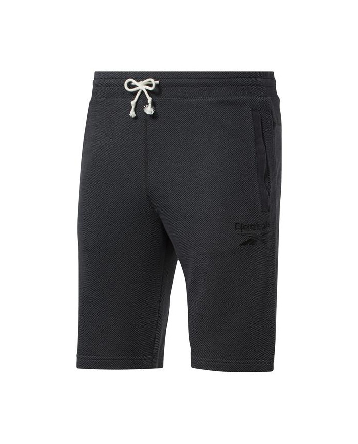 Szorty męskie Reebok TE MELANGE SHORT FU3233 Czarne - Sklep online Mastersport
