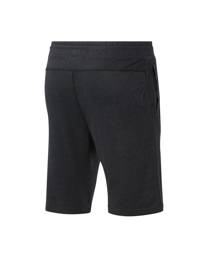 Szorty męskie Reebok TE MELANGE SHORT FU3233 Czarne - Sklep online Mastersport