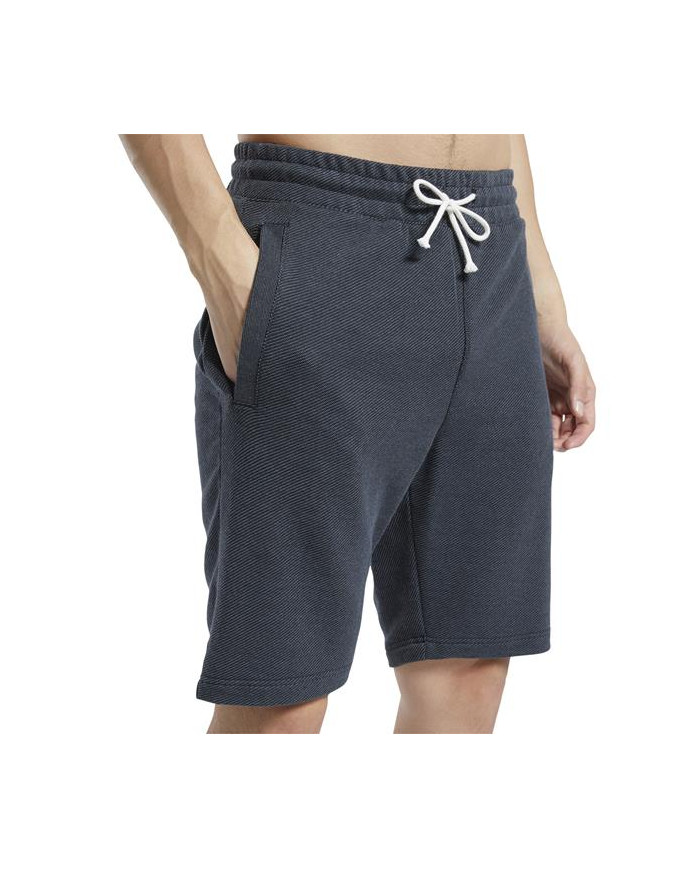 Szorty męskie Reebok TE MELANGE SHORT FU3233 Czarne - Sklep online Mastersport