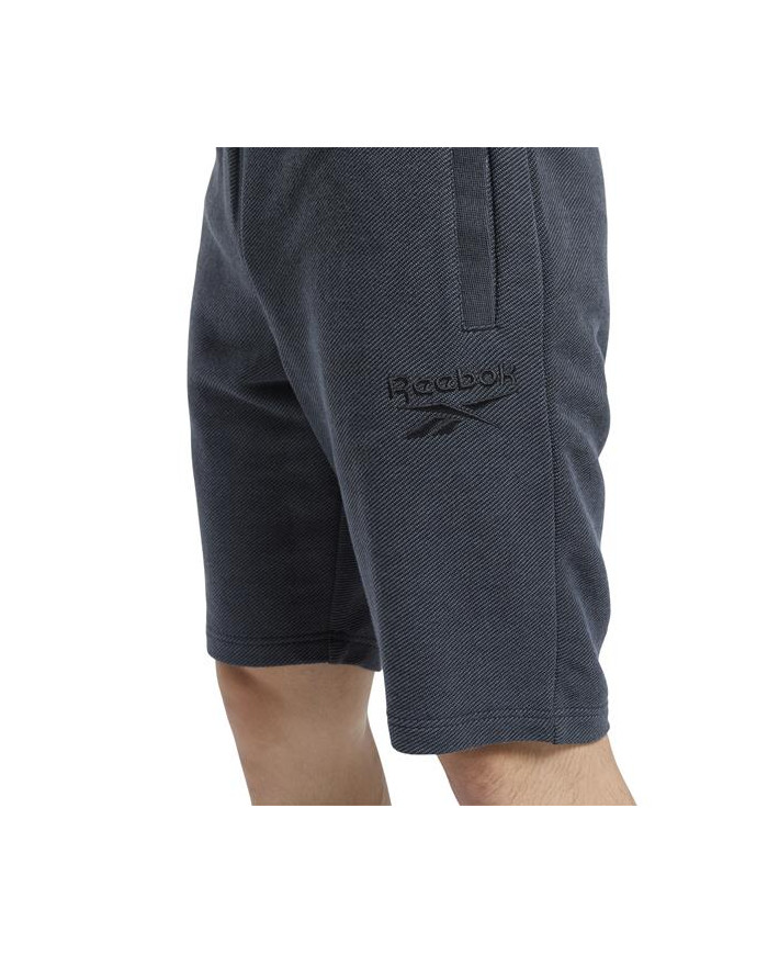 Szorty męskie Reebok TE MELANGE SHORT FU3233 Czarne - Sklep online Mastersport