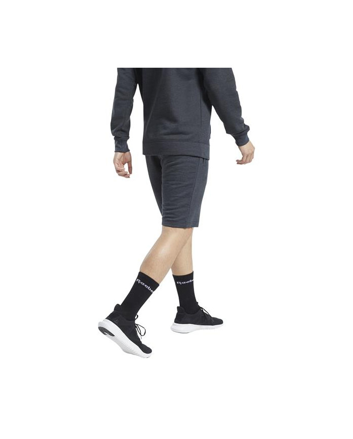 Szorty męskie Reebok TE MELANGE SHORT FU3233 Czarne - Sklep online Mastersport