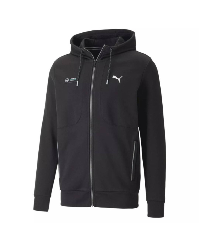 Bluza męska Puma MAPF1 HOODED SWEAT JKT 53846001 Czarna - Sklep online Mastersport
