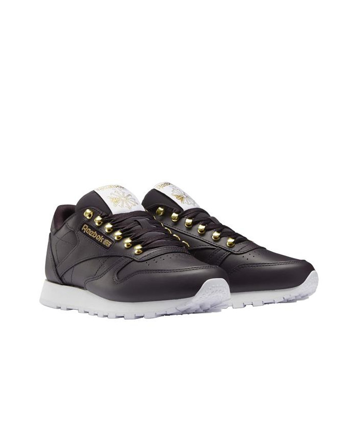Buty damskie Reebok CL LTHR FW1258 Brązowe - Sklep online Mastersport