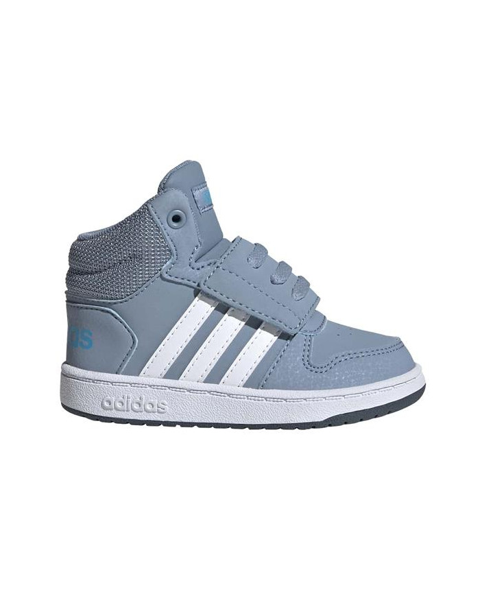Buty dziecięce adidas Core HOOPS MID 2.0 I FW4922 Niebieskie - Sklep online Mastersport