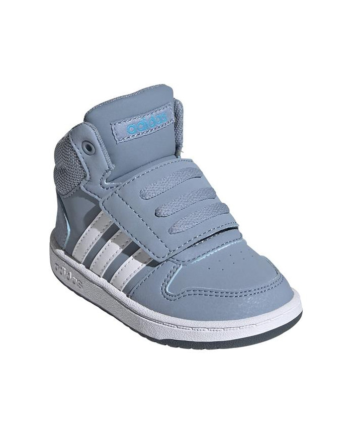 Buty dziecięce adidas Core HOOPS MID 2.0 I FW4922 Niebieskie - Sklep online Mastersport