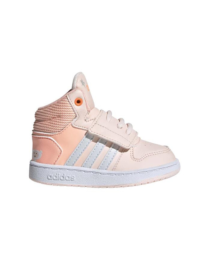 Buty dziecięce adidas Core HOOPS MID 2.0 I FW4924 Różowe - Sklep online Mastersport