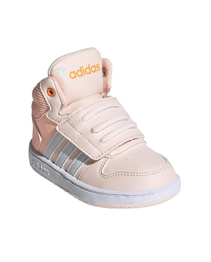 Buty dziecięce adidas Core HOOPS MID 2.0 I FW4924 Różowe - Sklep online Mastersport