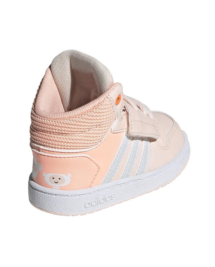 Buty dziecięce adidas Core HOOPS MID 2.0 I FW4924 Różowe - Sklep online Mastersport
