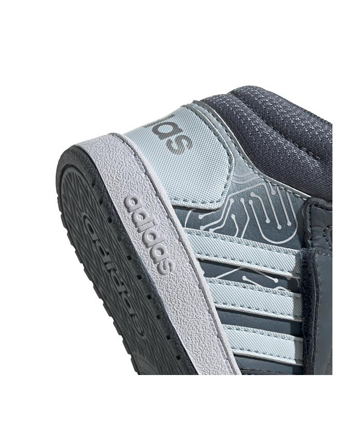 Buty dziecięce adidas Core HOOPS MID 2.0 I FW4925 Szare - Sklep online Mastersport
