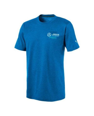 Koszulka męska Puma MAPM LOGO TEE 57780704 Niebieska - Sklep online Mastersport