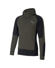 Bluza męska Puma EVOSTRIPE HOODIE 58346570 Zielona - Sklep online Mastersport