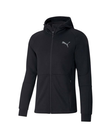 Bluza męska Puma EVOSTRIPE FZ HOODIE 58346701 Czarna - Sklep online Mastersport