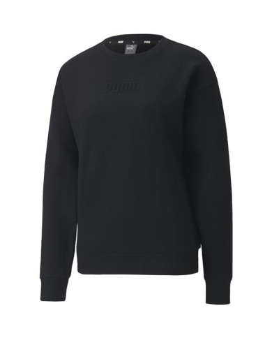 Bluza damska Puma MODERN BASICS CREW FL 58363601 Czarna - Sklep online Mastersport