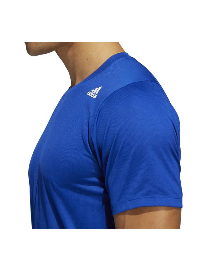 Koszulka męska adidas Performance FL_SPR Z FT 3ST GC8345 Niebieska - Sklep online Mastersport
