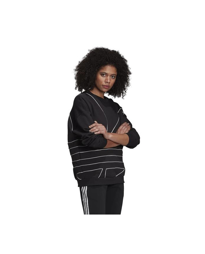 Bluza damska adidas Originals LRG LOGO SWEAT GD2415 Czarna - Sklep online Mastersport