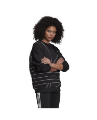 Bluza damska adidas Originals LRG LOGO SWEAT GD2415 Czarna - Sklep online Mastersport