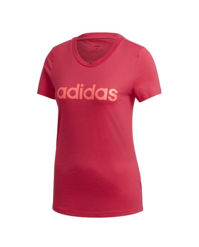 Koszulka damska adidas Core W E LIN SLIM T GD2930 Czerwona - Sklep online Mastersport