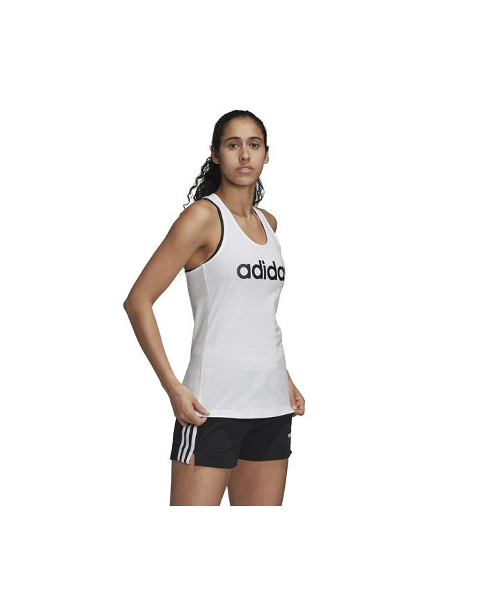 Koszulka damska adidas Core W E LIN SLIM TK GE1108 Biała - Sklep online Mastersport