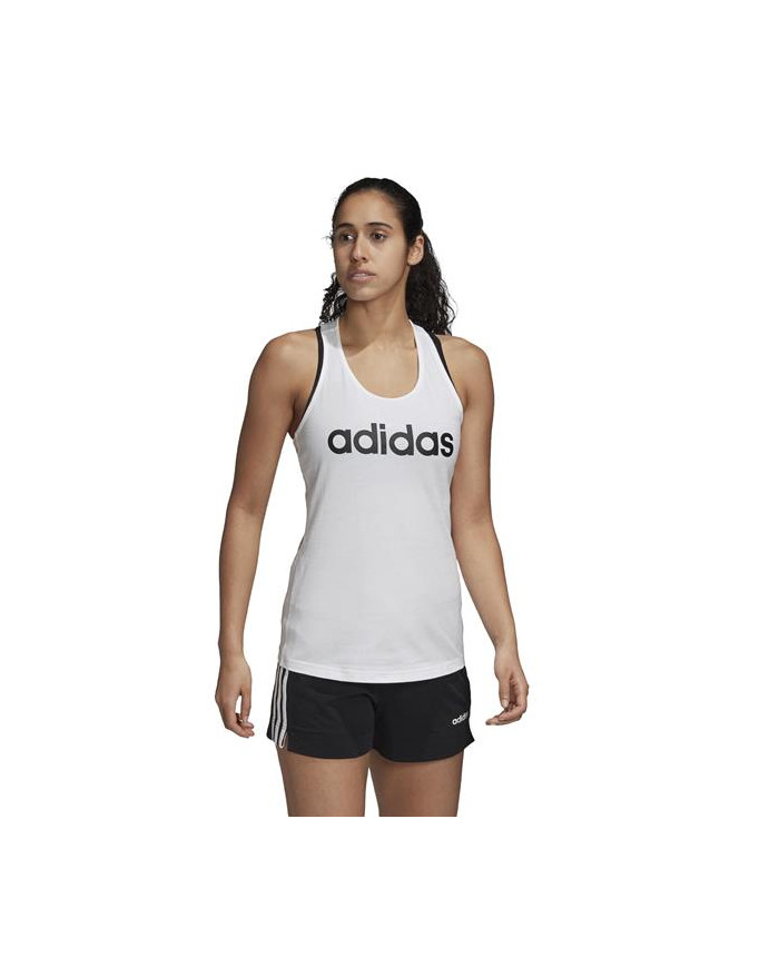 Koszulka damska adidas Core W E LIN SLIM TK GE1108 Biała - Sklep online Mastersport