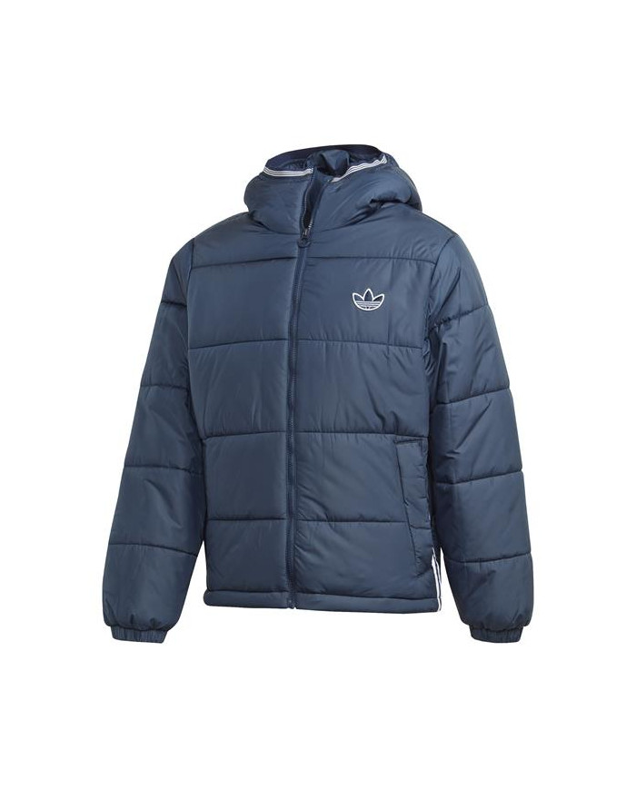 Kurtka męska adidas Originals PAD HOODED PUFF GE1292 Niebieska - Sklep online Mastersport