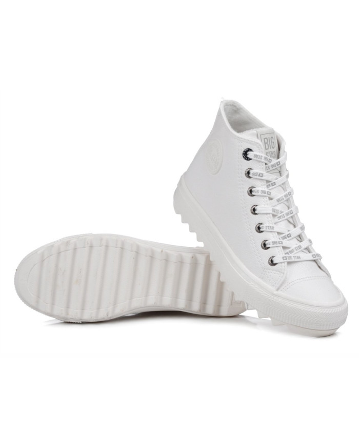 Buty damskie Big Star BIG TOP GG274108 Białe - Sklep online Mastersport