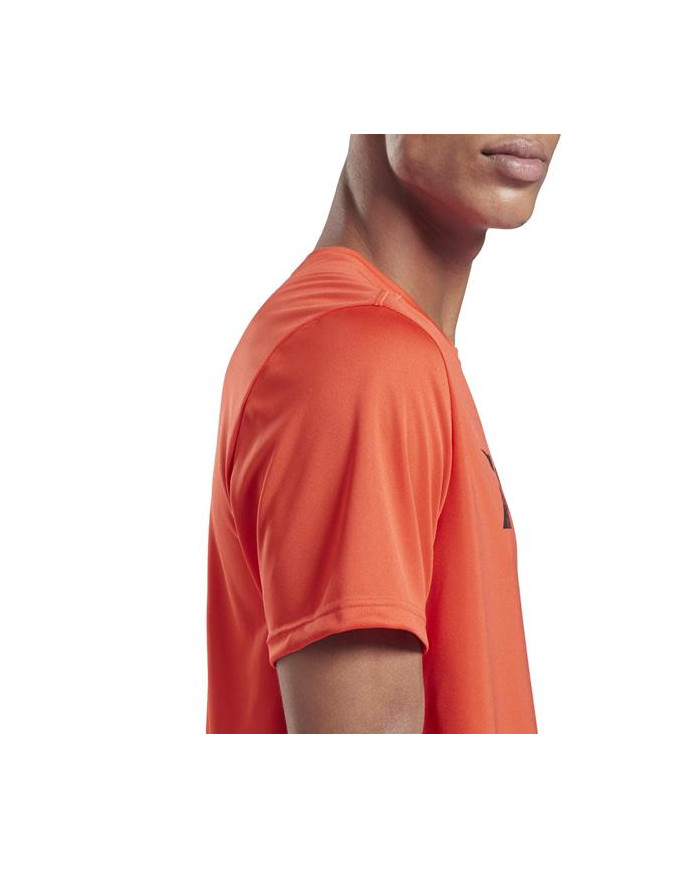 Koszulka męska Reebok WOR POLY GRAPHIC SS GJ0896 Pomarańczowa - Sklep online Mastersport