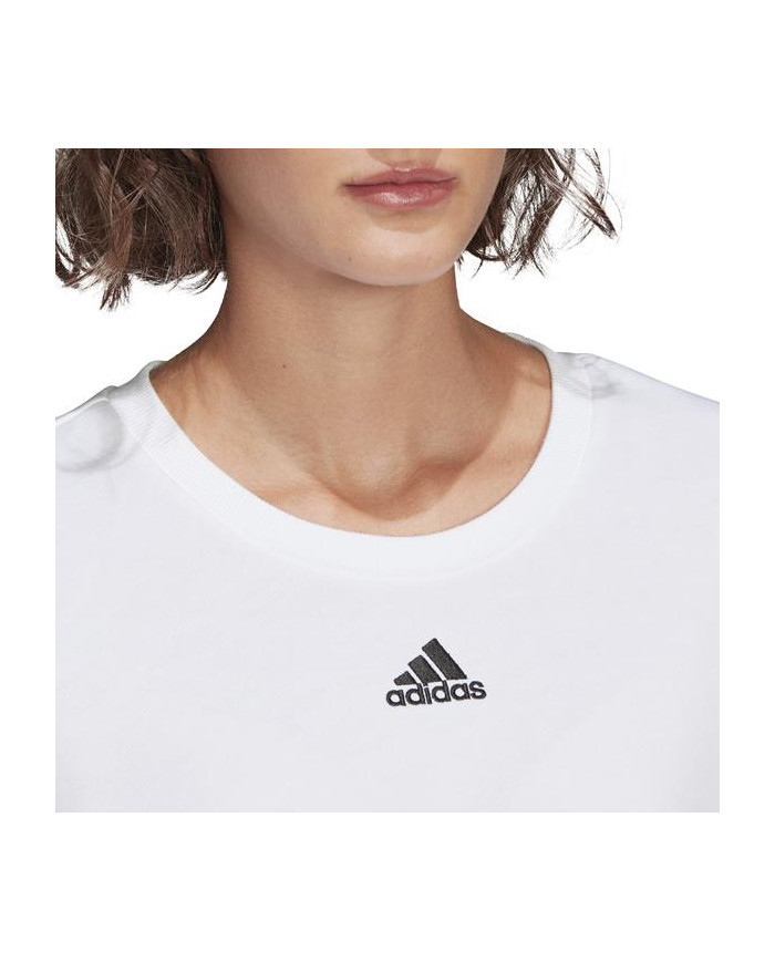 Bluza damska adidas Performance W 3S SWT GL1407 Biała - Sklep online Mastersport