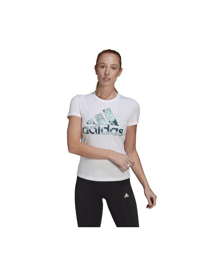 Koszulka damska adidas Performance W TRPCL G T GL6845 Biała - Sklep online Mastersport