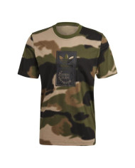 Koszulka męska adidas Originals CAMO AOP TONGUE GN1863 Zielona - Sklep online Mastersport
