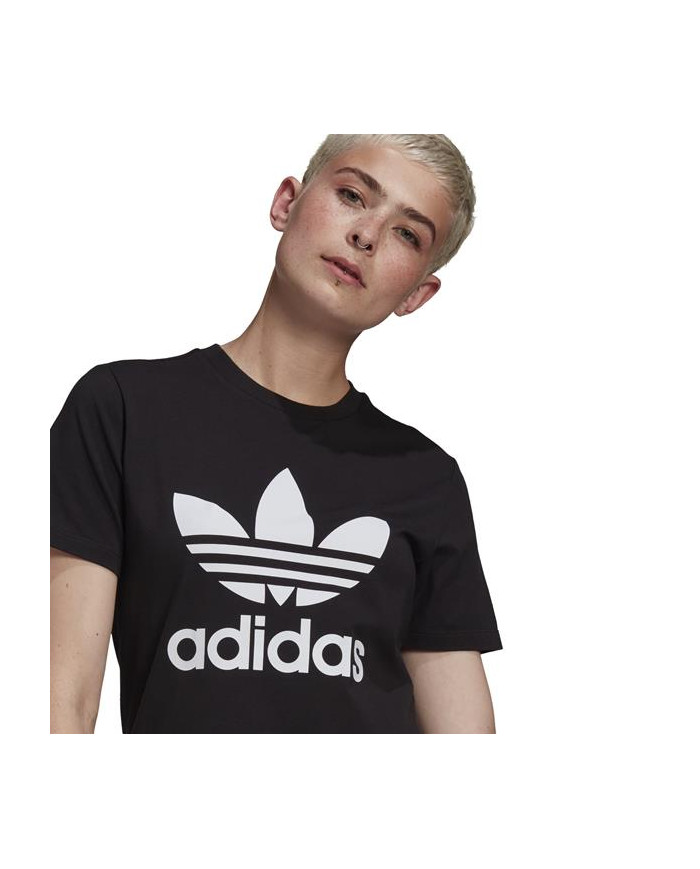 Koszulka damska adidas Originals TREFOIL TEE GN2896 Czarna - Sklep online Mastersport