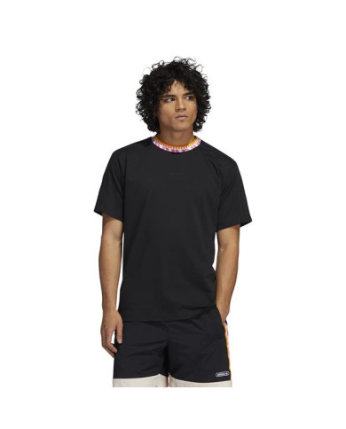 Koszulka męska adidas Originals RIB DETAIL SS T GN5627 Czarna - Sklep online Mastersport