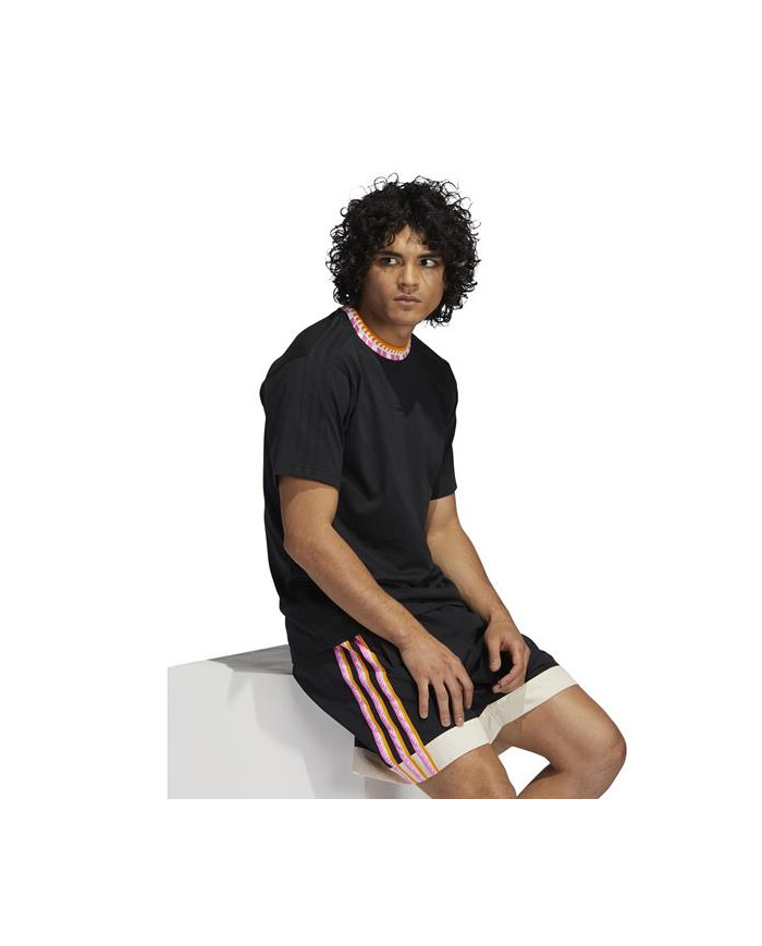 Koszulka męska adidas Originals RIB DETAIL SS T GN5627 Czarna - Sklep online Mastersport