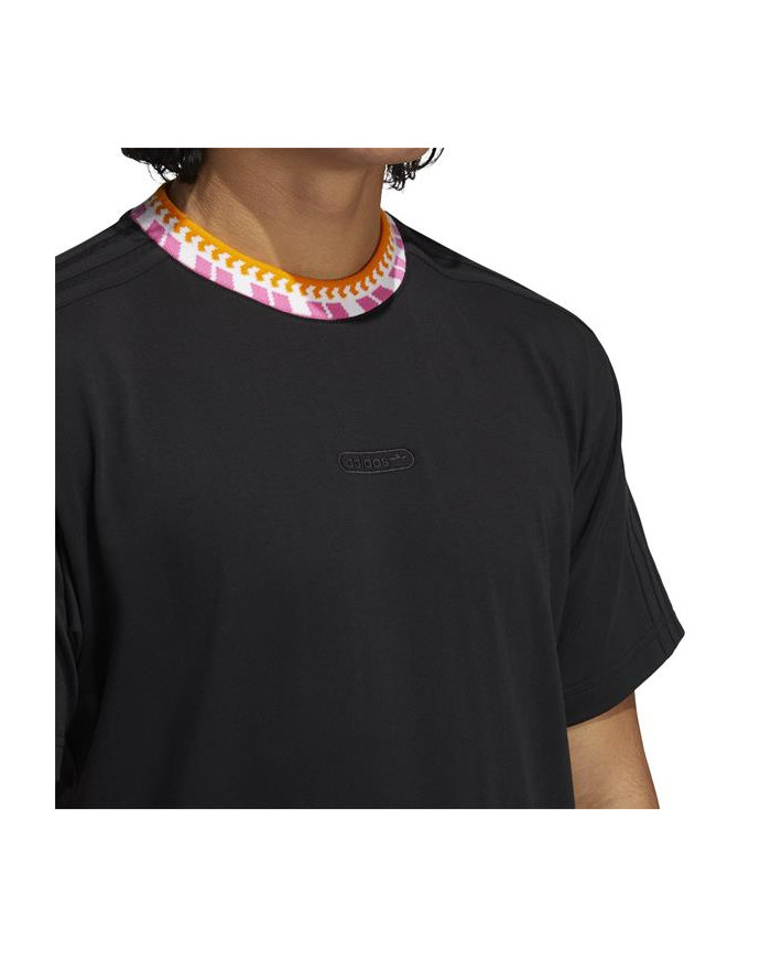 Koszulka męska adidas Originals RIB DETAIL SS T GN5627 Czarna - Sklep online Mastersport