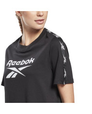 Koszulka damska Reebok TE TAPE PACK TEE GQ3882 Czarna - Sklep online Mastersport