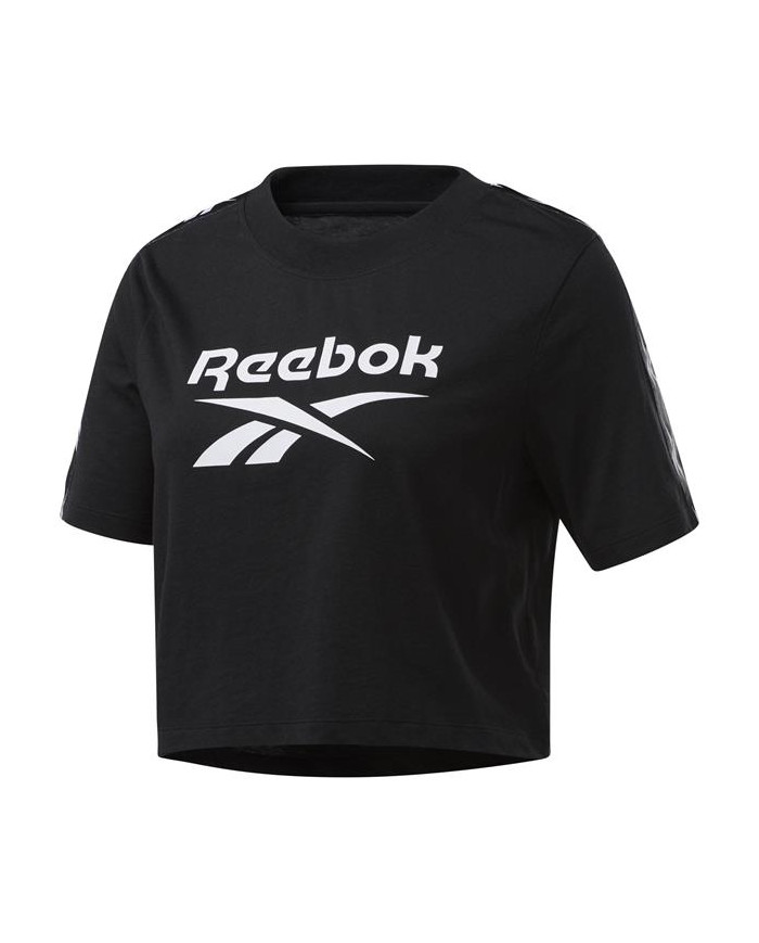 Koszulka damska Reebok TE TAPE PACK TEE GQ3882 Czarna - Sklep online Mastersport