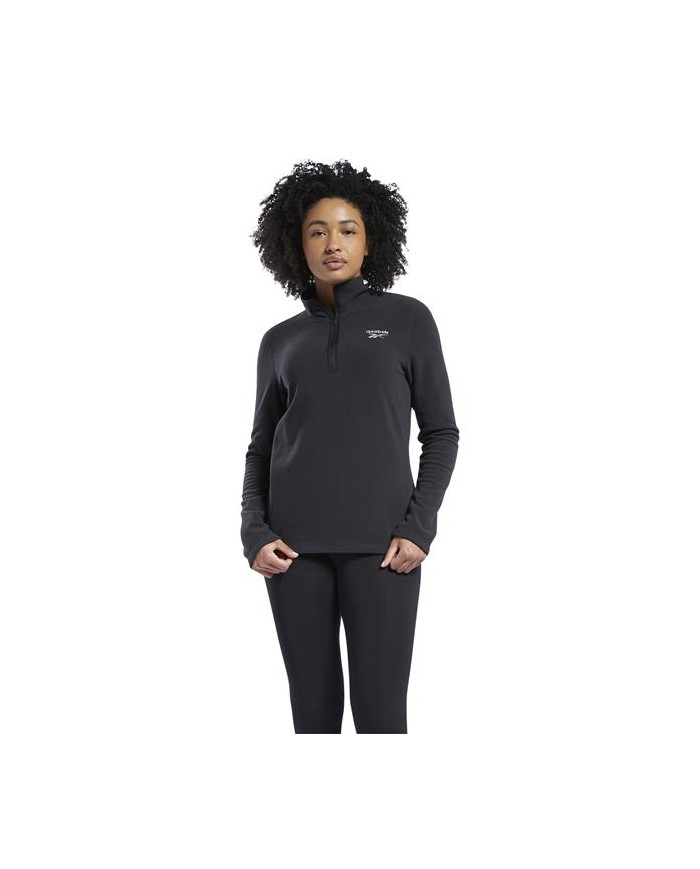 Bluza damska Reebok OW FLC Q ZIP GR8960 Czarna - Sklep online Mastersport
