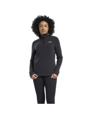 Bluza damska Reebok OW FLC Q ZIP GR8960 Czarna - Sklep online Mastersport