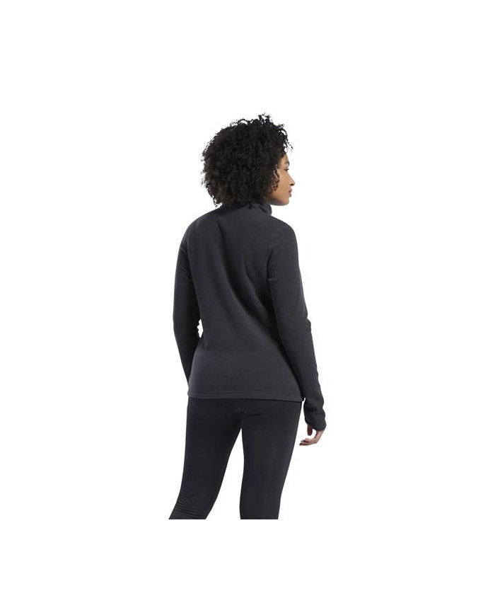 Bluza damska Reebok OW FLC Q ZIP GR8960 Czarna - Sklep online Mastersport