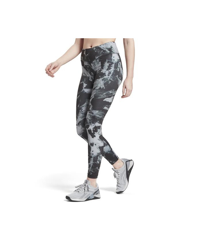 Spodnie damskie Reebok MYT AOP POLY TIGHT GR9442 Szare - Sklep online Mastersport