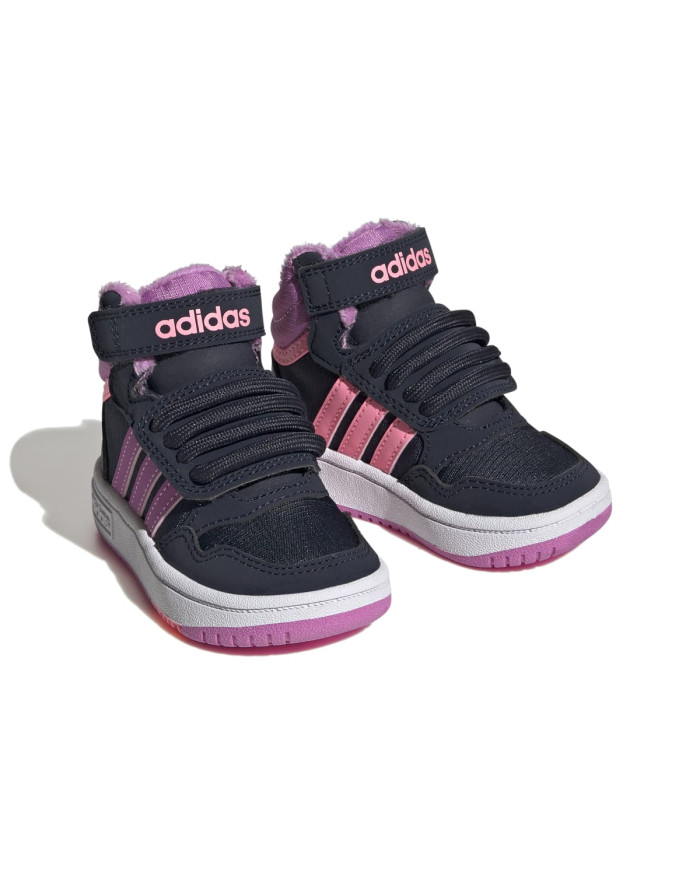 Buty dziecięce adidas Core HOOPS MID 3.0 AC I GW4485 Czarne - Sklep online Mastersport